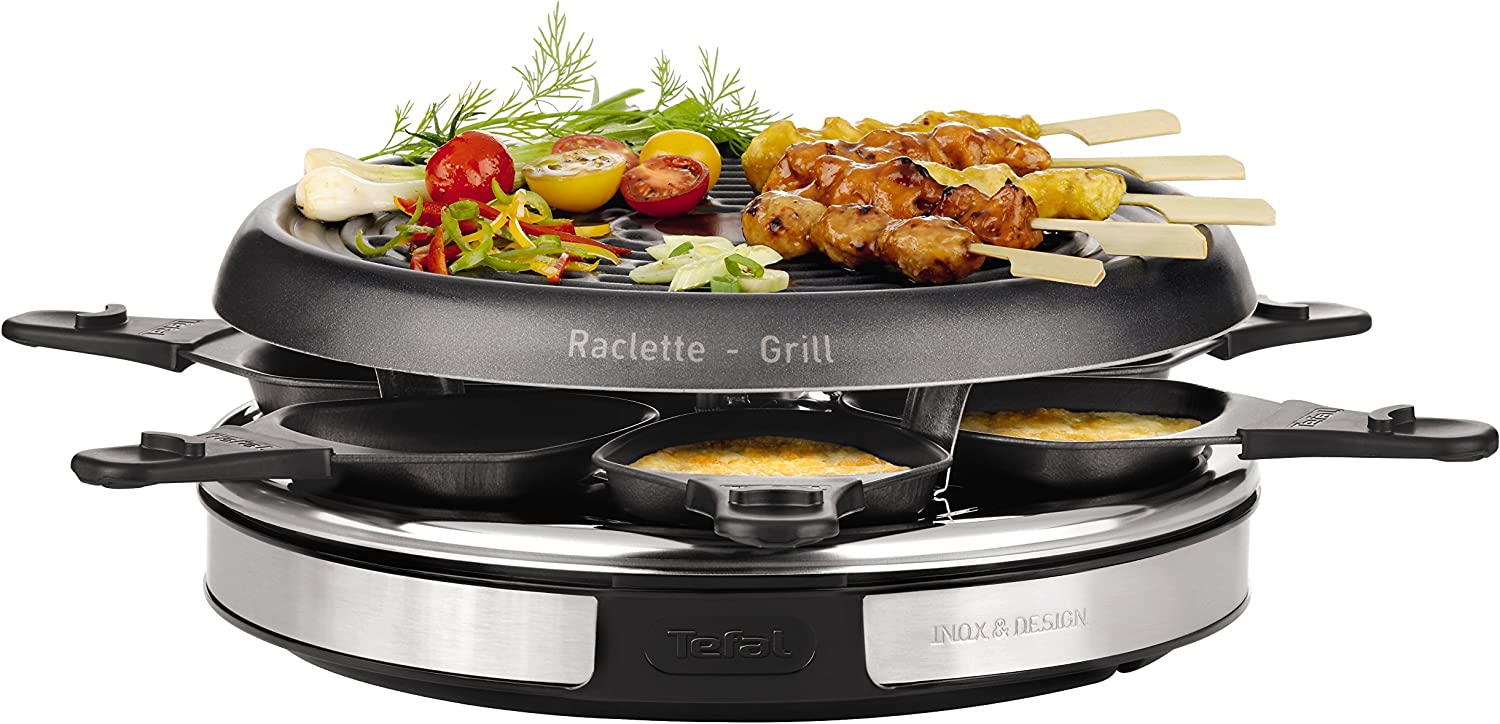 Tefal RE127812 Raclette Grill Stainless Steel