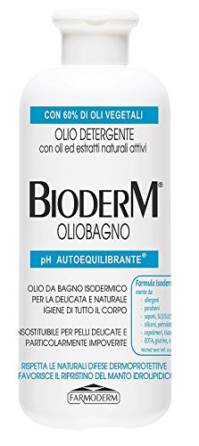 Bioderm Bath Oil - Gentle Shower Oil for Sensitive and Especially Exhausted Skin - Ideal for Babies, Children, Adults and Elderly People - 500 ml