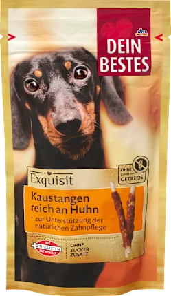 Dog treats chew sticks rich in chicken, exquisite, 80 g
