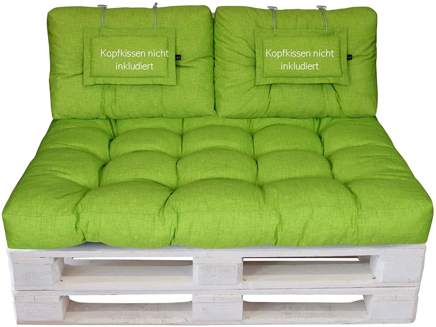 Lileno Home Palette Cushion Set, Apple Green