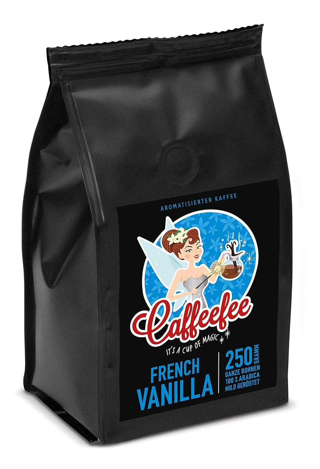 Caffeefee French Vanilla Beans 250g Flavored Roasted Coffee