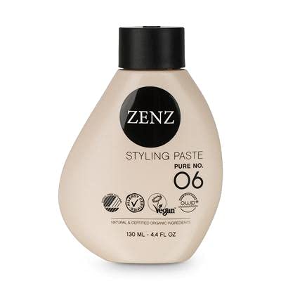ZENZ | Styling Paste | PURE No. 06 | 130 ml | Parfümfreies & Allergikerfreundliches | Aloe Vera | Effektive Für Alle Haartypen
