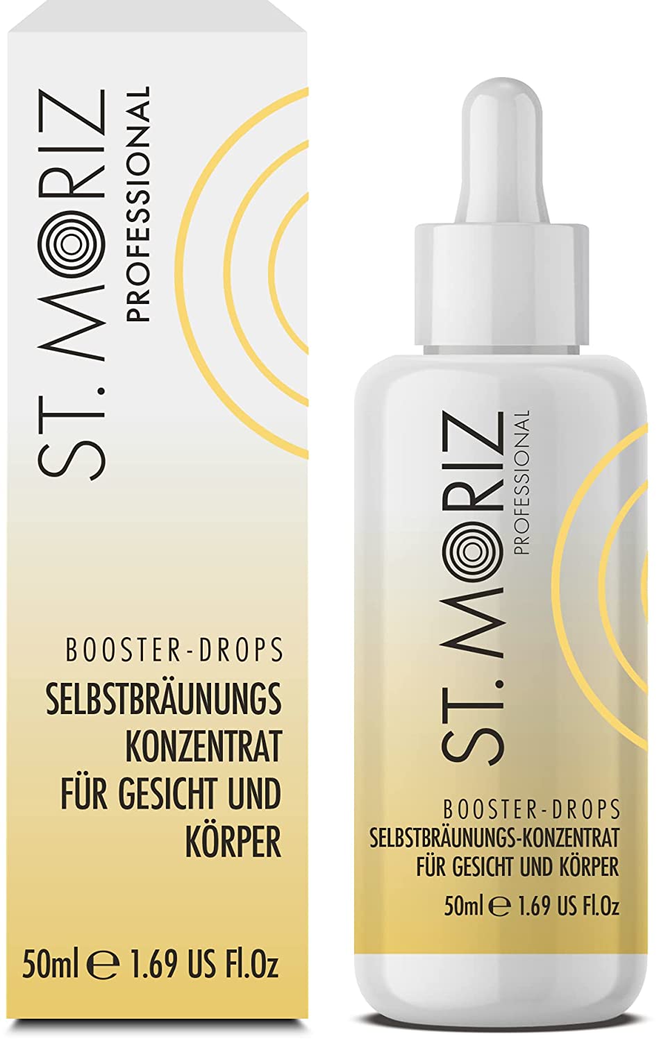 St. Moriz Booster Drops Self-Tanning Concentrate Body and Face 50 ml, ‎brown