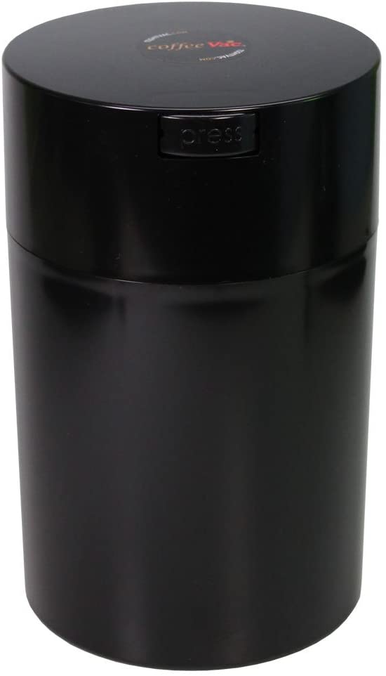 Tightpac America, Inc. Coffeevac, 450 g Vacuum Sealed Coffee Jar, Blue Tinted Lid & Mug