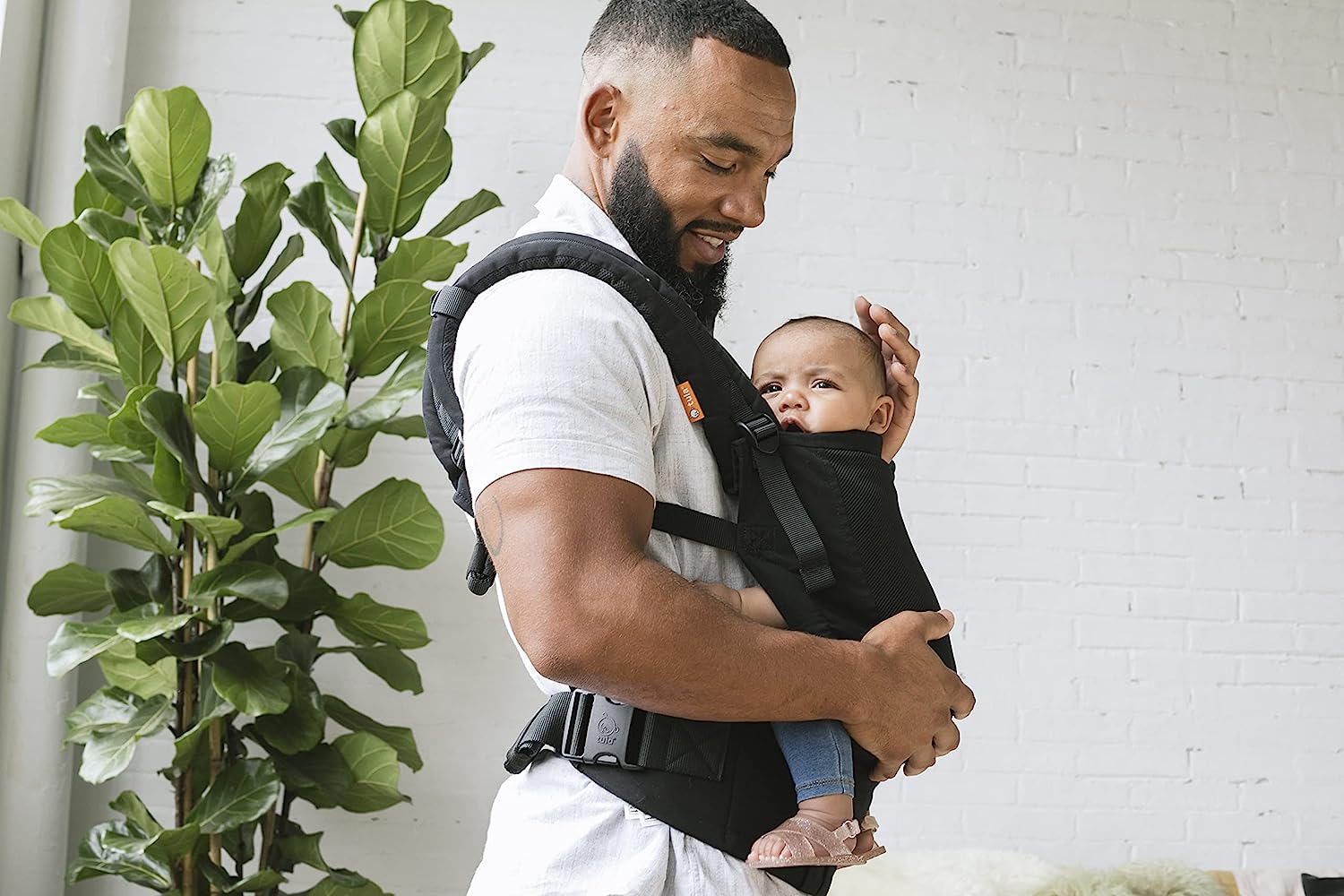 Tula Free-To-Grow Coast Baby Carrier for Newborns from Birth, Ergonomic Baby Carrier with Mesh Back Panel, Urbanista