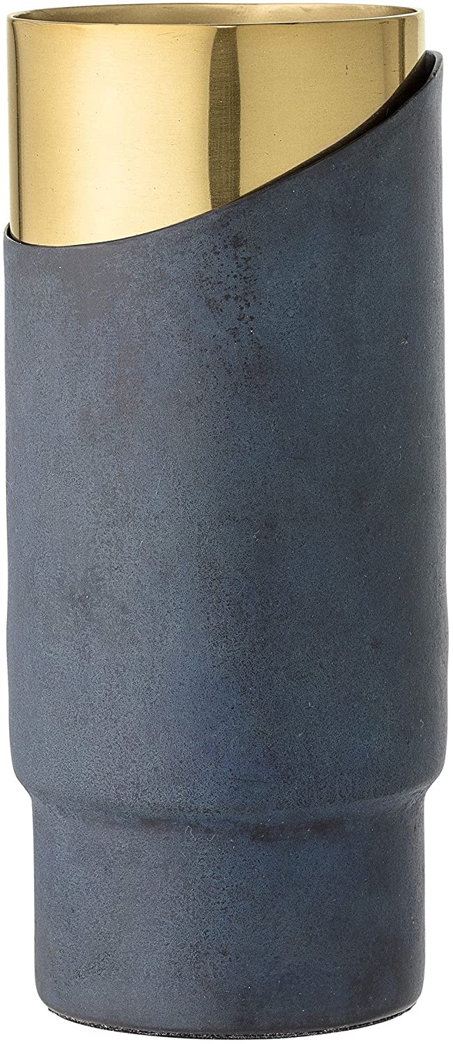 Bloomingville Blue Aluminium Vase
