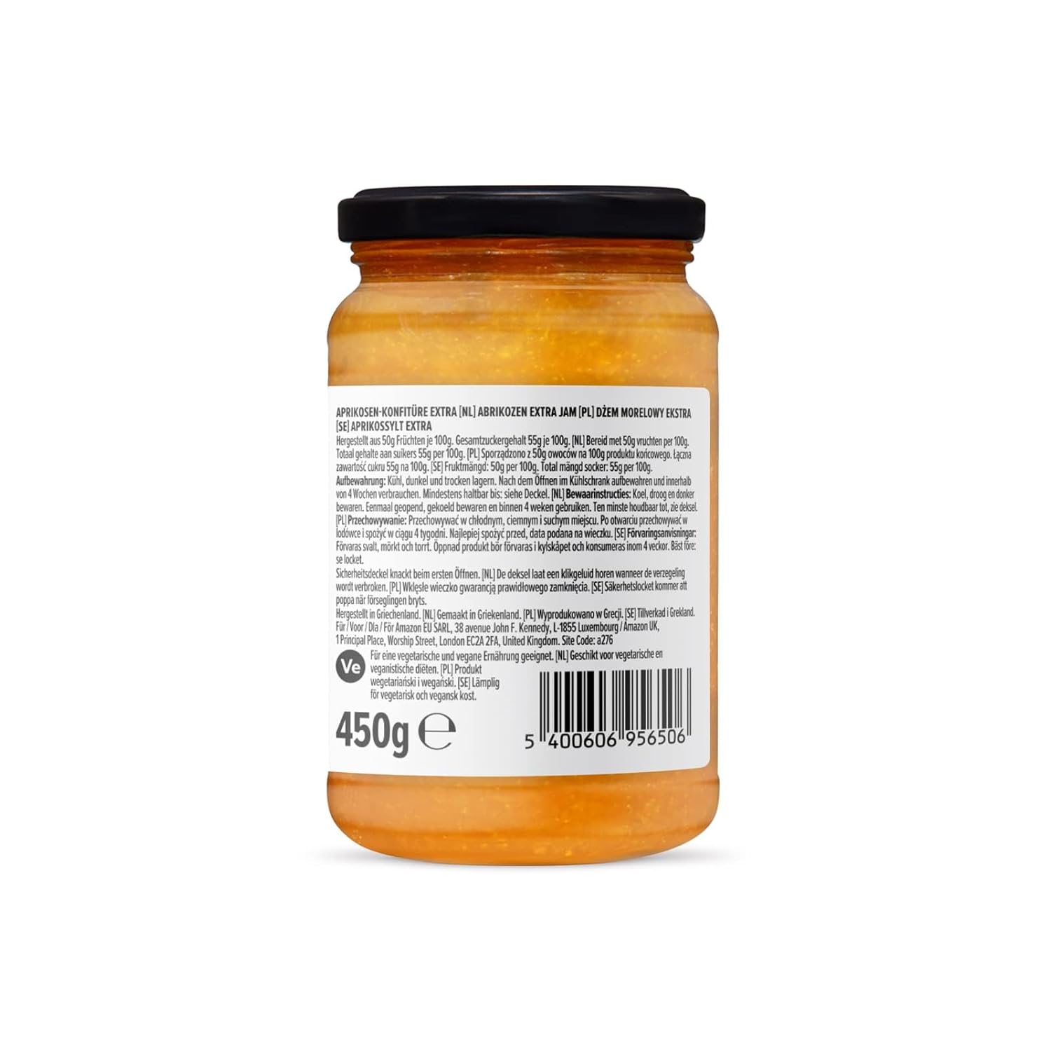 Apricot Jam Extra 450g (Pack of 2)