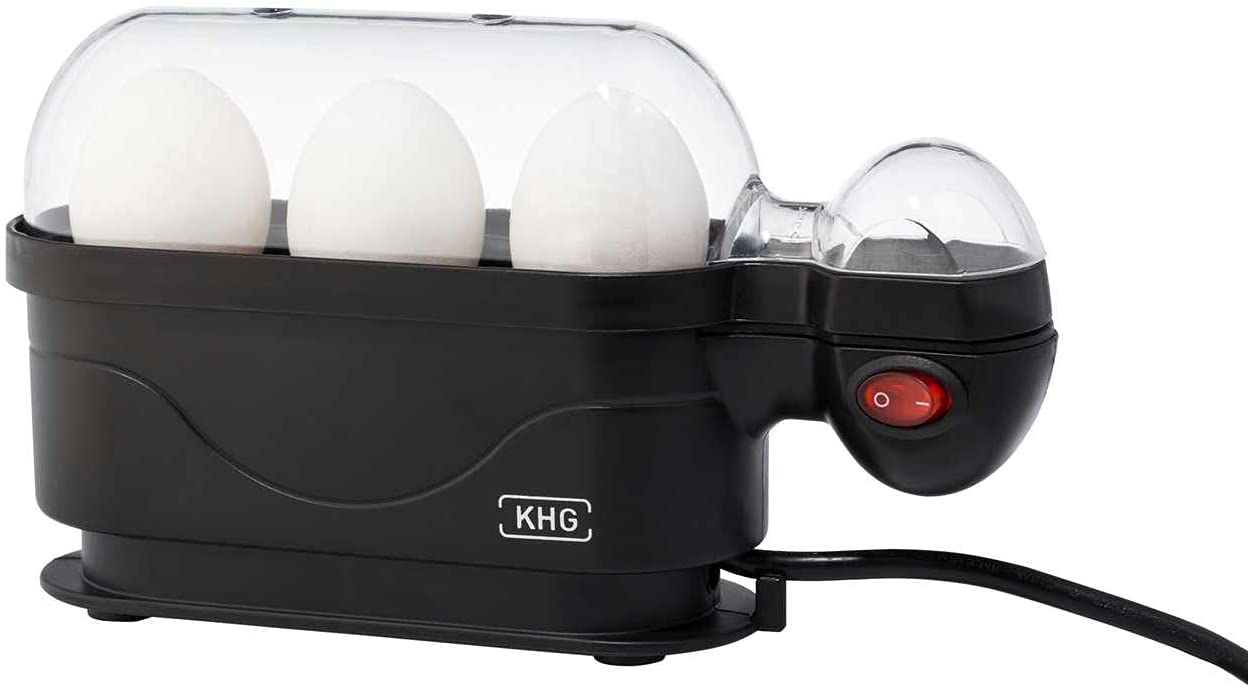 KHG Egg Cooker Black Plastic 23.0 cm W x 13.0 cm H