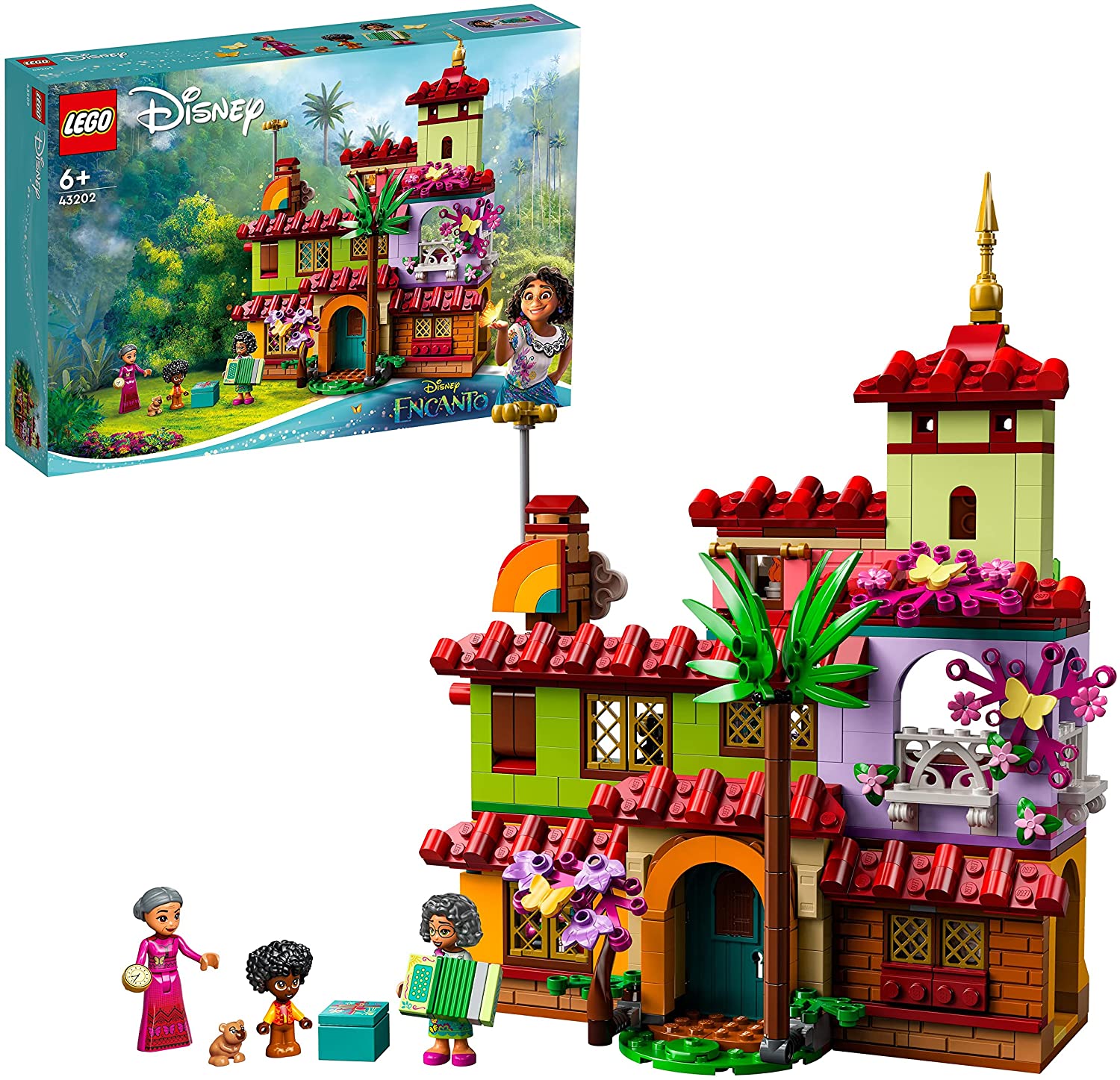LEGO 43202 Disney Princess The House of the Madrigals Building Toy Dollhous
