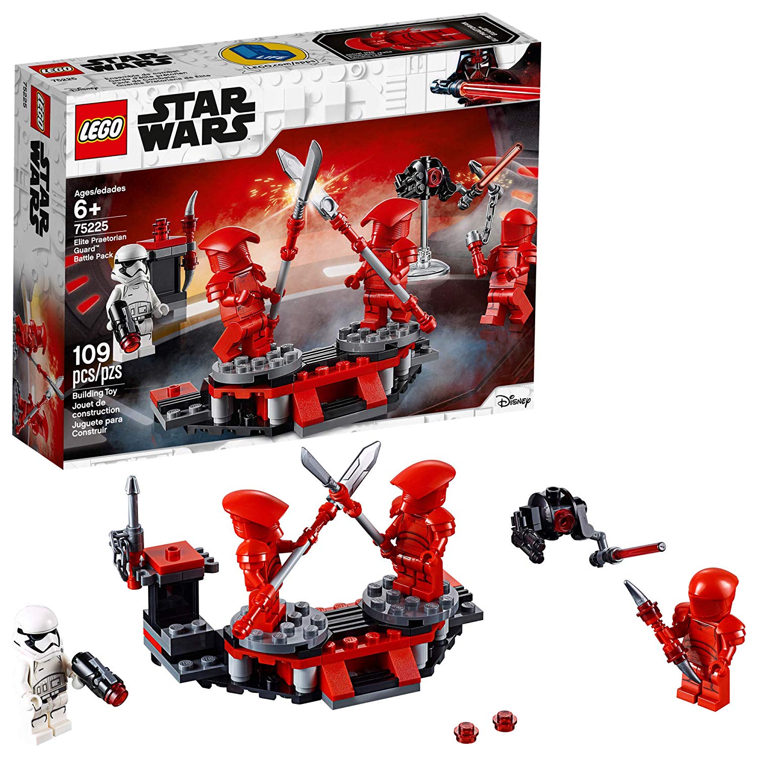 LEGO Star Wars 75225 The Last Jedi Elite Praetorian Guard Battle Building K