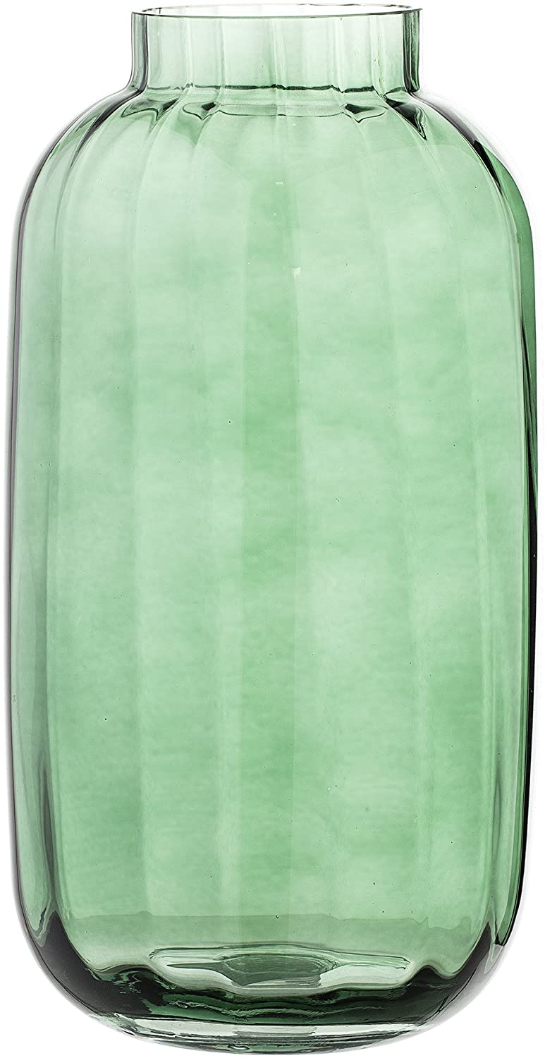 Bloomingville Green Glass Vase