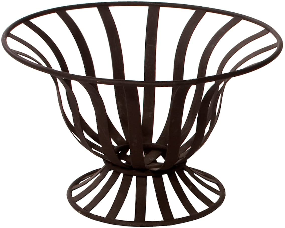 Large Fruit Bowl \'CRETE Varia Living Metal 3 Designs to choose from – Vintage Design – and Modern | Black | Ideal for Storage Basket for Fruits and Vegetables