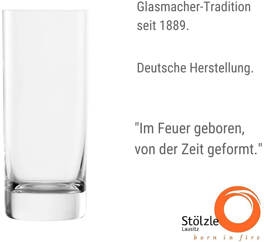 Stölzle Lausitz 262 ml Lead Free Crystal New York Bar Water Glass Tumbler