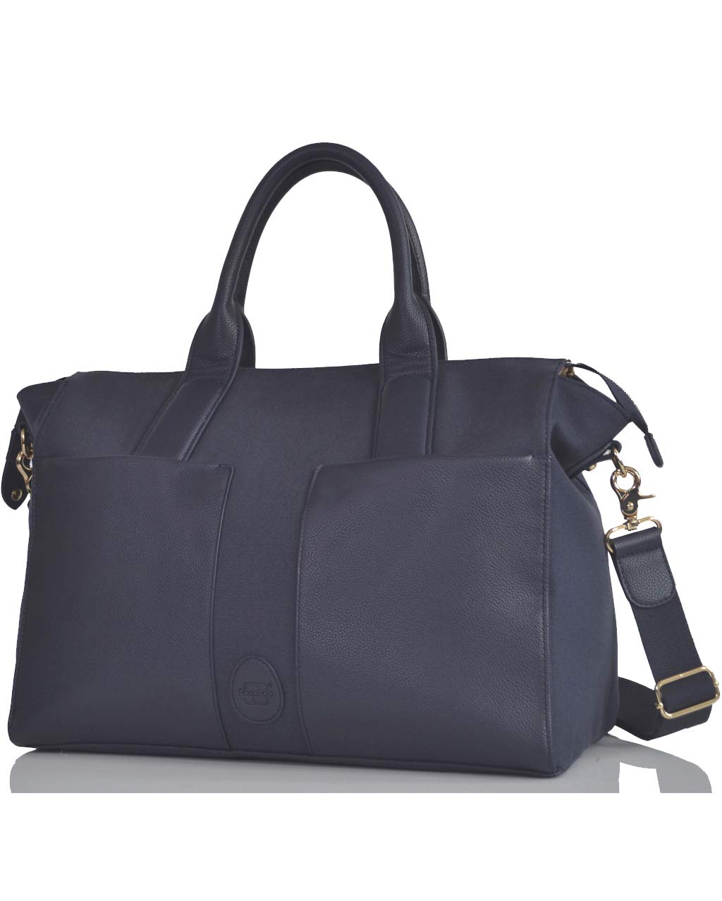 Pacapod Croyde Designer Changing Bag - Luxury Canvas And Faux Leather Tote 