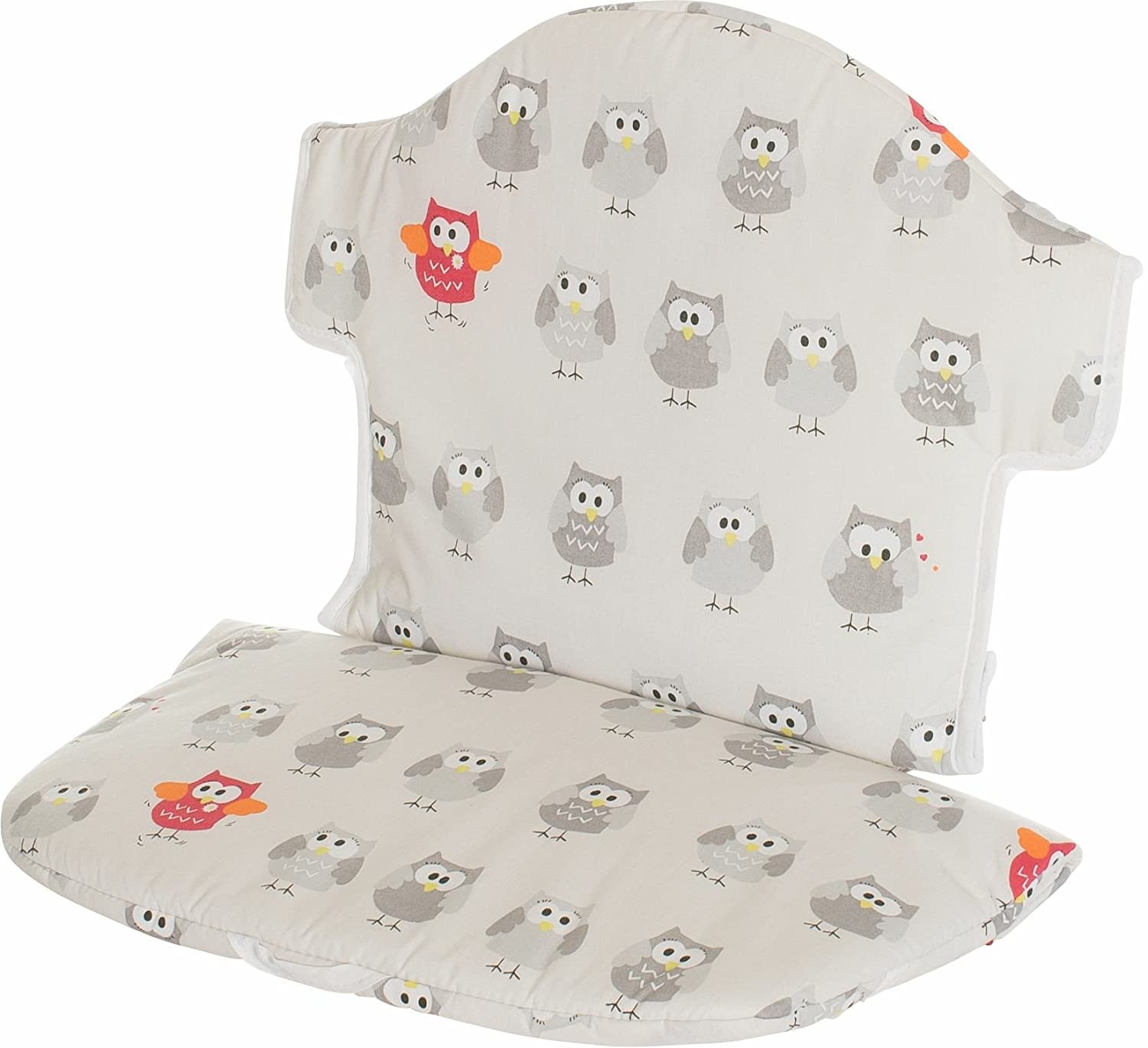 Geuther 4743 Seat Reducer for Swing High Chair Fabric Owl grey