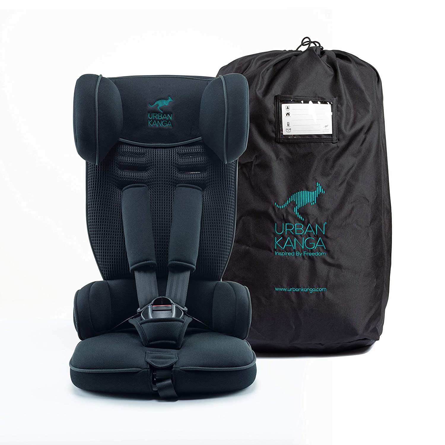Urban Kanga Car Seat Portable and Foldable for Travel Group 1 9-18kg (Uptown TV107) Black