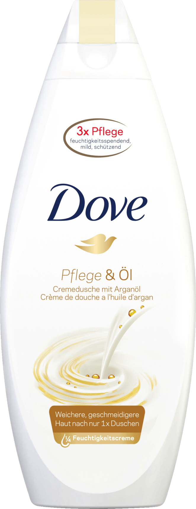Dove Cream Shower Care & Oil, 250 Ml