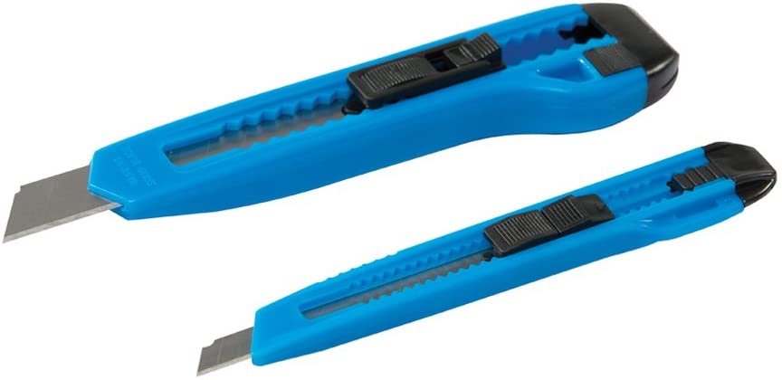 Silverline 100077 Plastic Snap-Off Blades, Pack of 2 18 mm and 9 mm