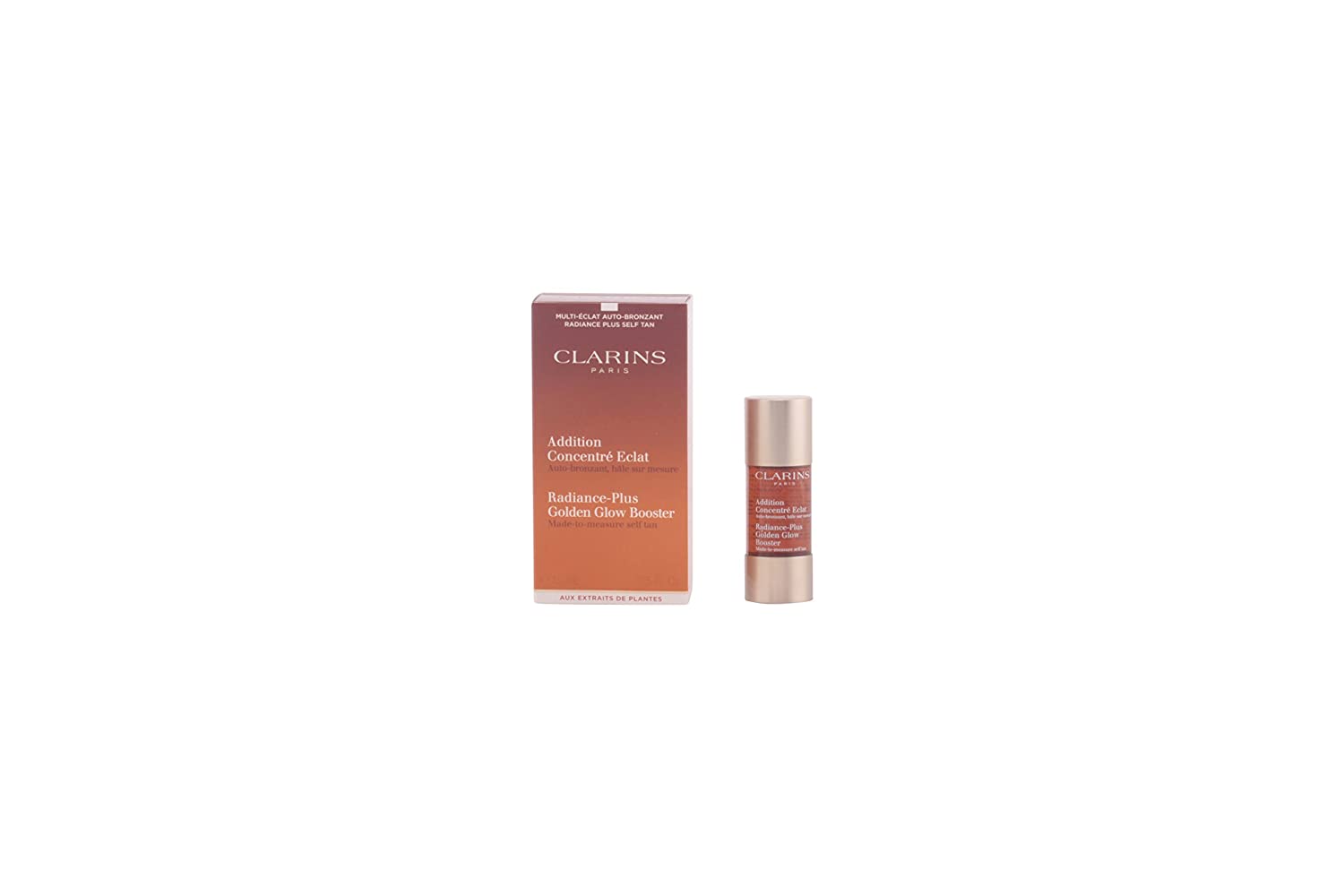 Clarins Addition concentrate, shine, self-tanning, 15 ml.