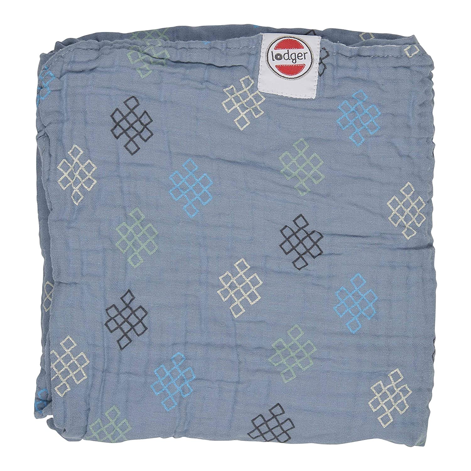Lodger DM6.7.002 074 120 Baby Blanket Dreamer Xandu Knot 120 x 120 cm Blue