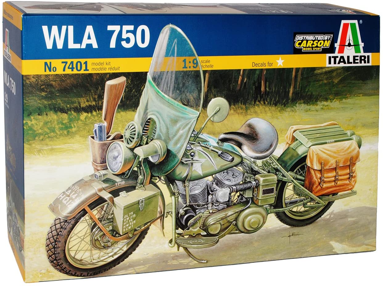 Unknown Hariey Davdson Hd Wla 750 Us Arms 2. World War 7401 Kit 1/9 Italeri