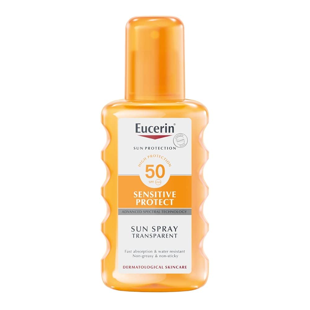 Eucerin Sensitive Protect Sun Spray Transparent SPF 50 200 ml Solution