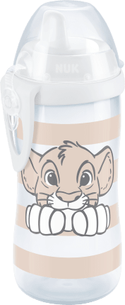 NUK Disney Lion King Kiddy Cup bottle from 12 months, beige, 300ml, 1 pc