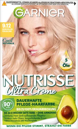 Nutrisse Hair Color Ultra Crème Very Light Pearl Blond 9.12, 1 pc