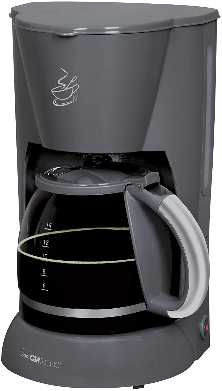 Clatronic KA 3473 Coffee Machine for 12-14 Cups of Coffee, Approx. 1.5 L Ca