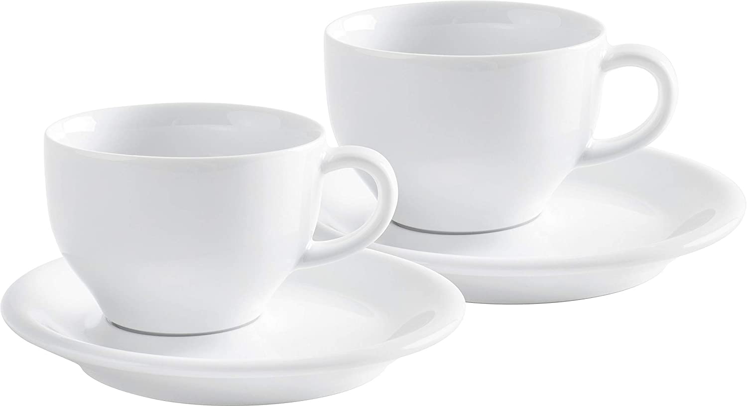 KAHLA Cafe Sommelier Cappuccino International, White Color, Set of 4 Pieces
