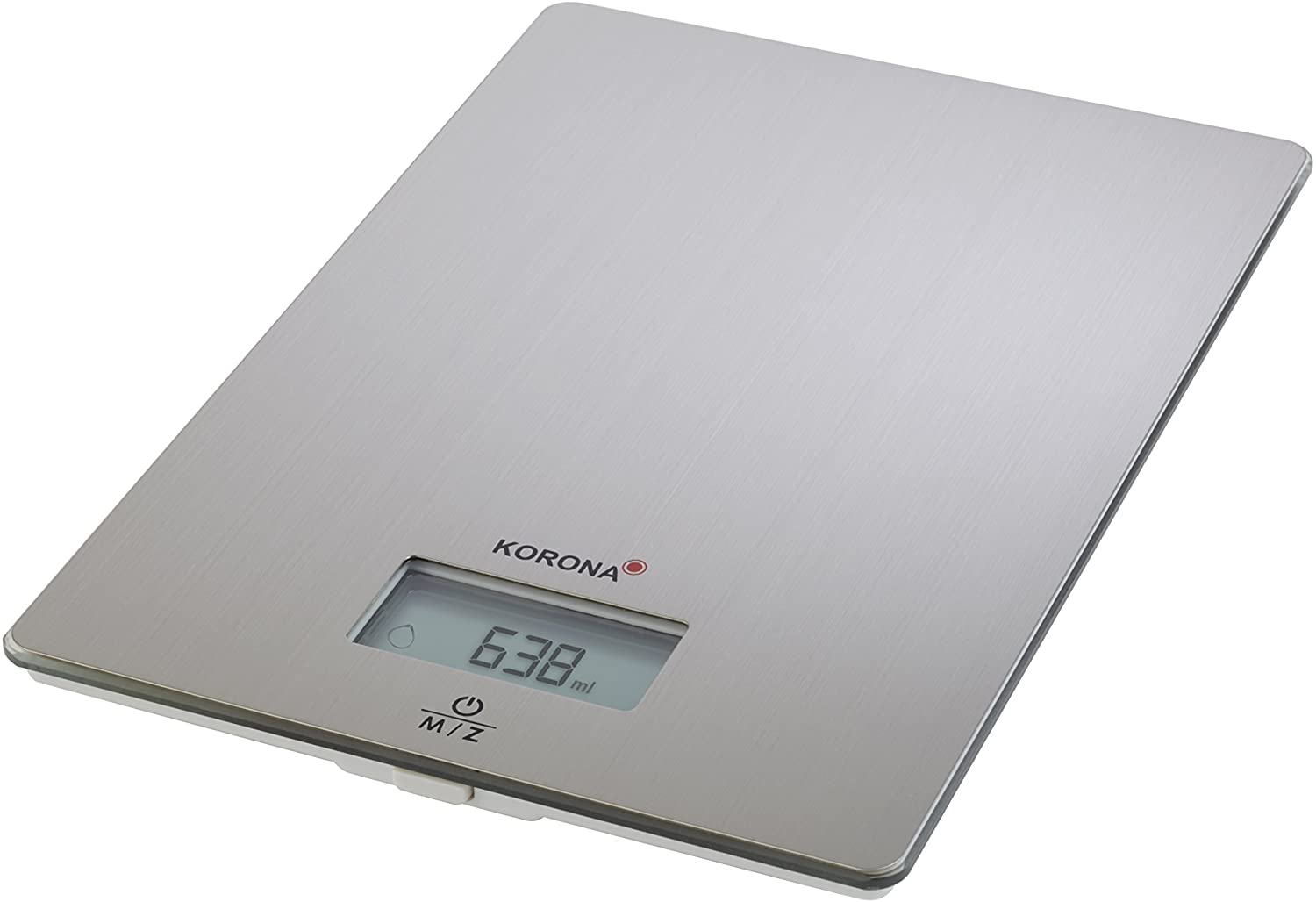 Korona Kelly 76135 Electronic Kitchen Scales Brushed Stainless Steel Very Flat Design