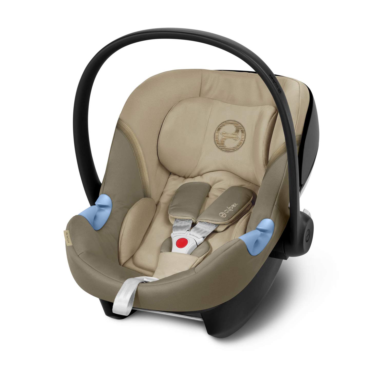 CYBEX Gold Aton M Baby Car Seat with Newborn Insert from Birth to Approx. 18 Months Max. 13 kg Classic Beige