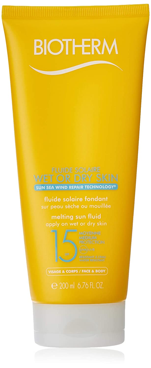 Biotherm Fluid Solaire Wet or Dry Skin SPF 15 200 ml