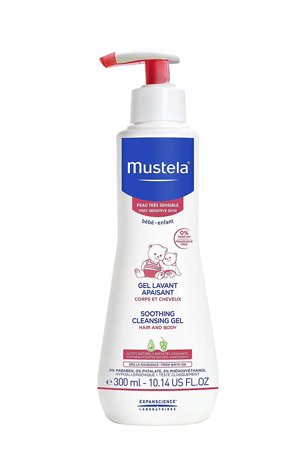 Mustela Body Cleansing Gel 300 ml, color ‎no