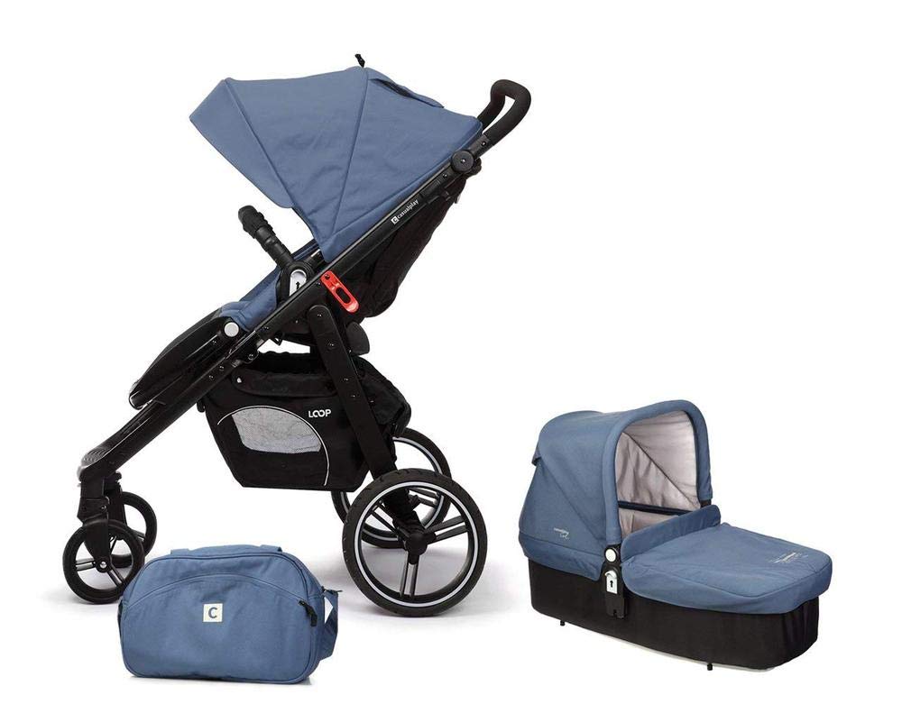 Casualplay Fahrzeug – Buggy Duo Match 2 Loop + Babyschale Cot graublau