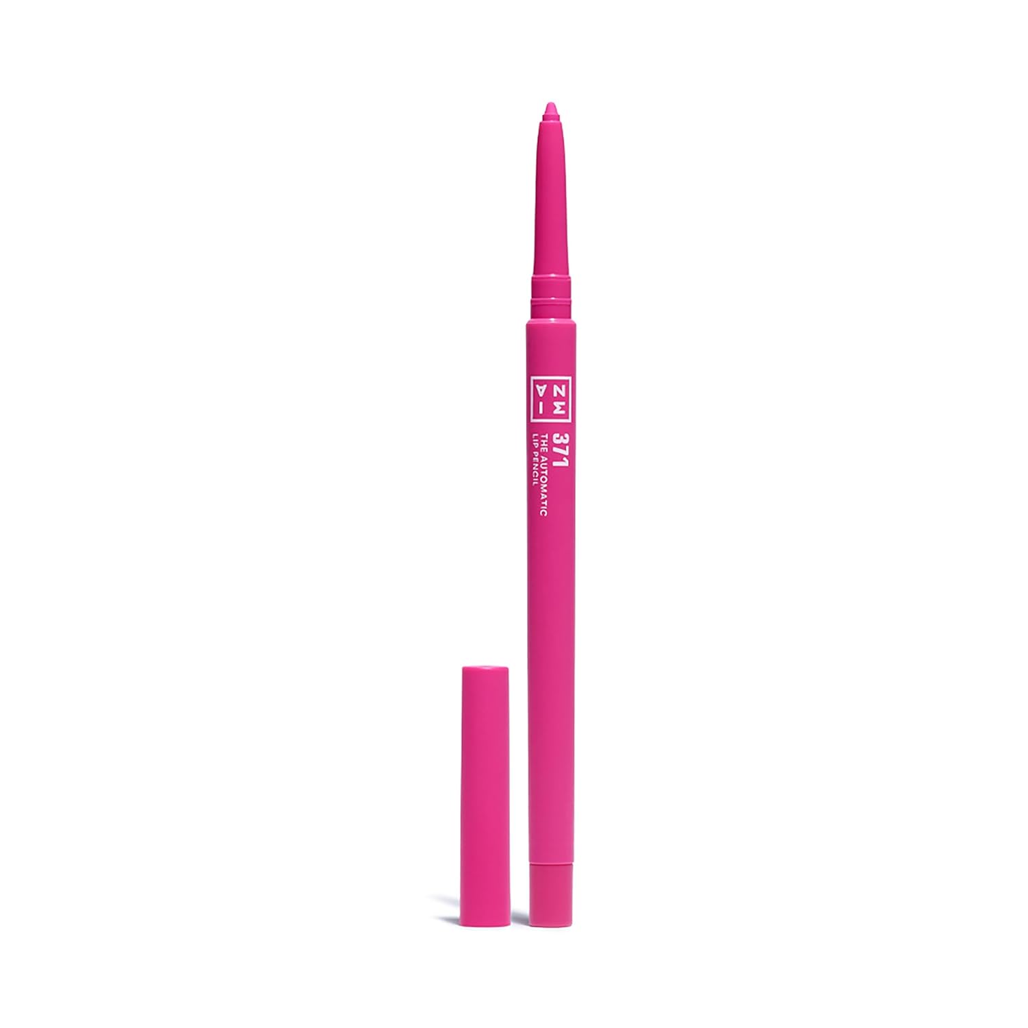 3INA MAKEUP - The Automatic Lip Pencil 371 - Bright Pink Lip Liner Waterproof - Lip Liner for Fuller Lips - Automatic Lip Liner - Vegan - Cruelty Free