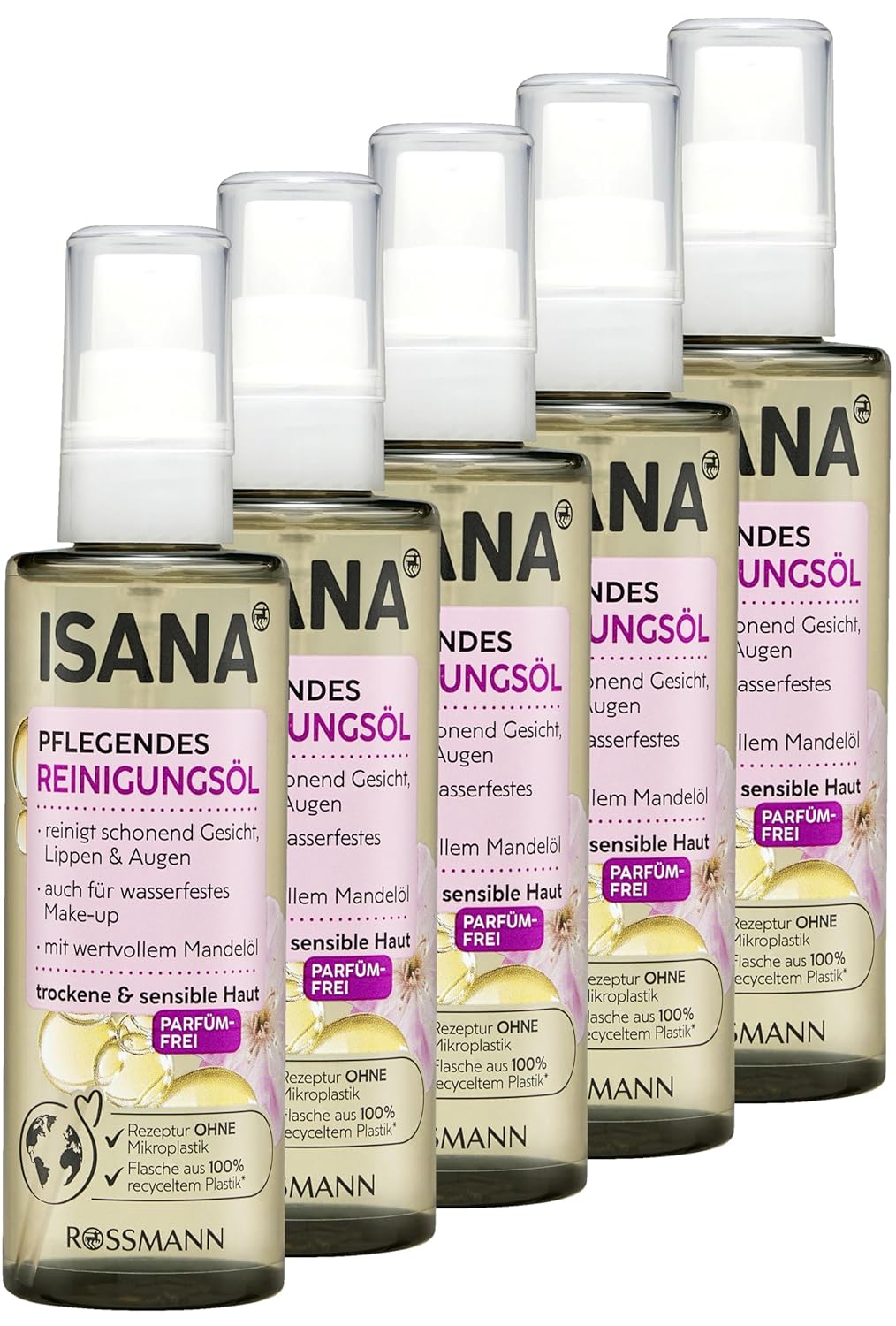 Nourishing Cleansing Oil, Pack of 5 (5 x 100 ml Bottles)