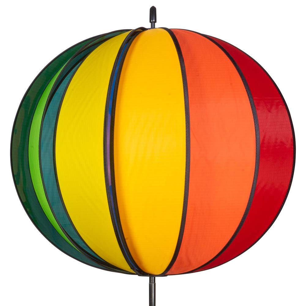 Ball Wind Spinner – Satorn 45 Rainbow, Uv Resistant And Weatherproof Ball: 