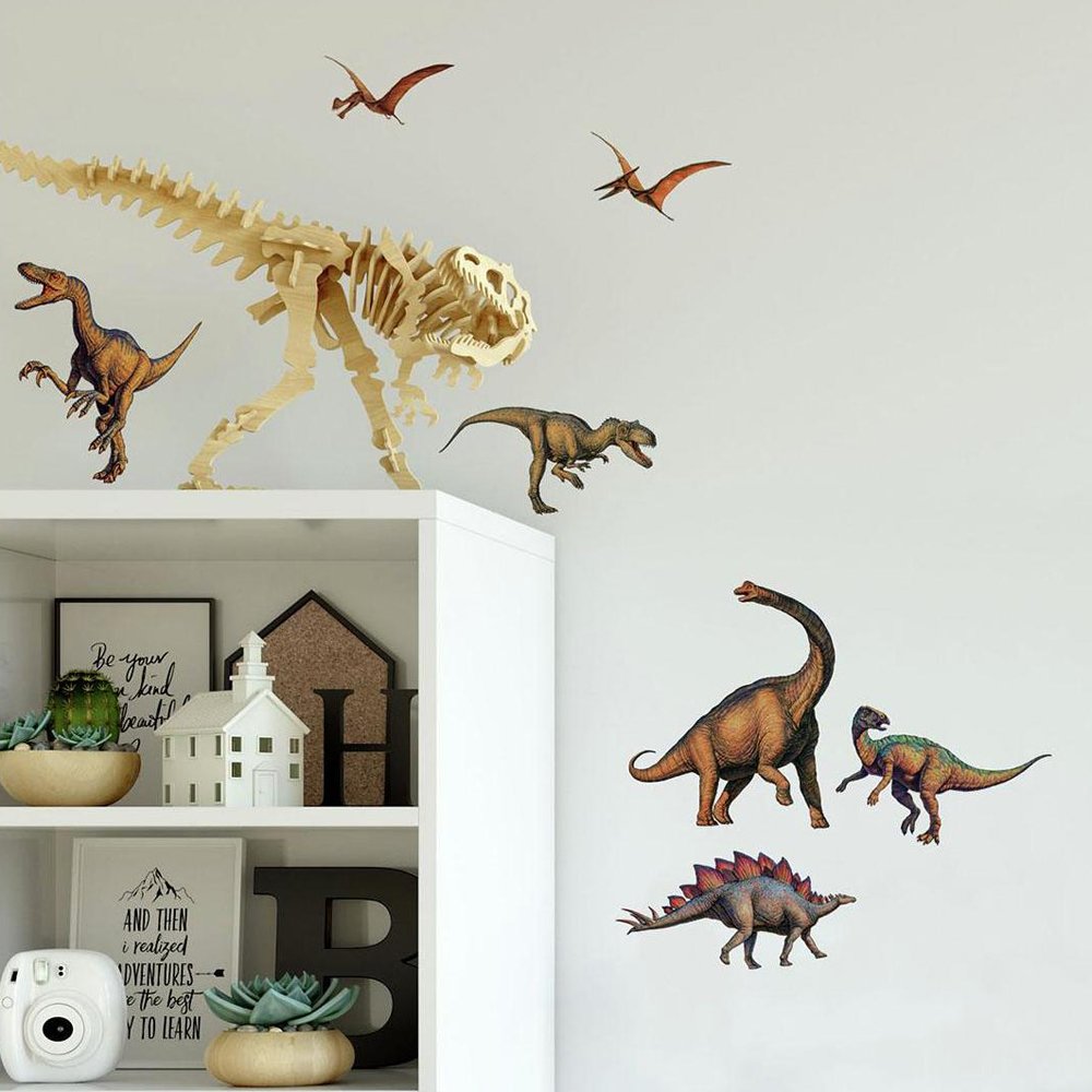 Roommates Repositionable Childrens Wall Stickers - Dinosaurs