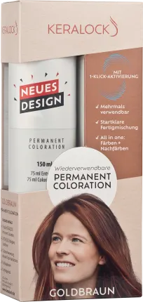Keralock Haarfarbe One Color Goldbraun, 1 St