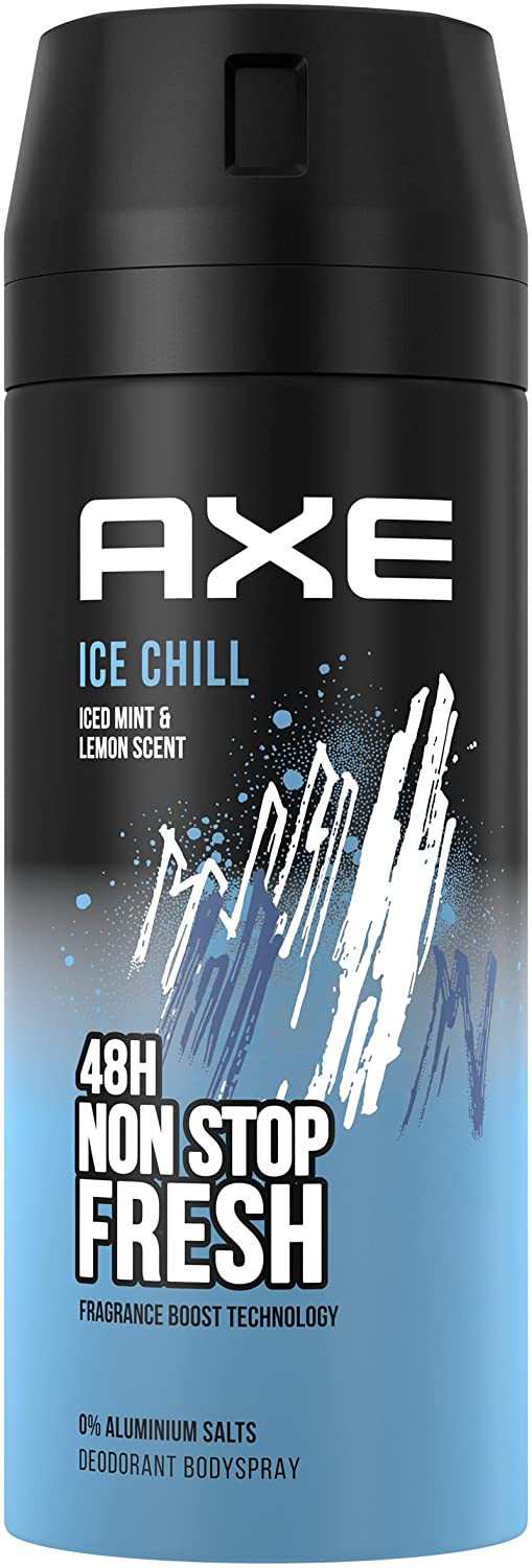 Axe Body Spray for a Long-lasting Fragrance, Black, Without Aluminium Salts