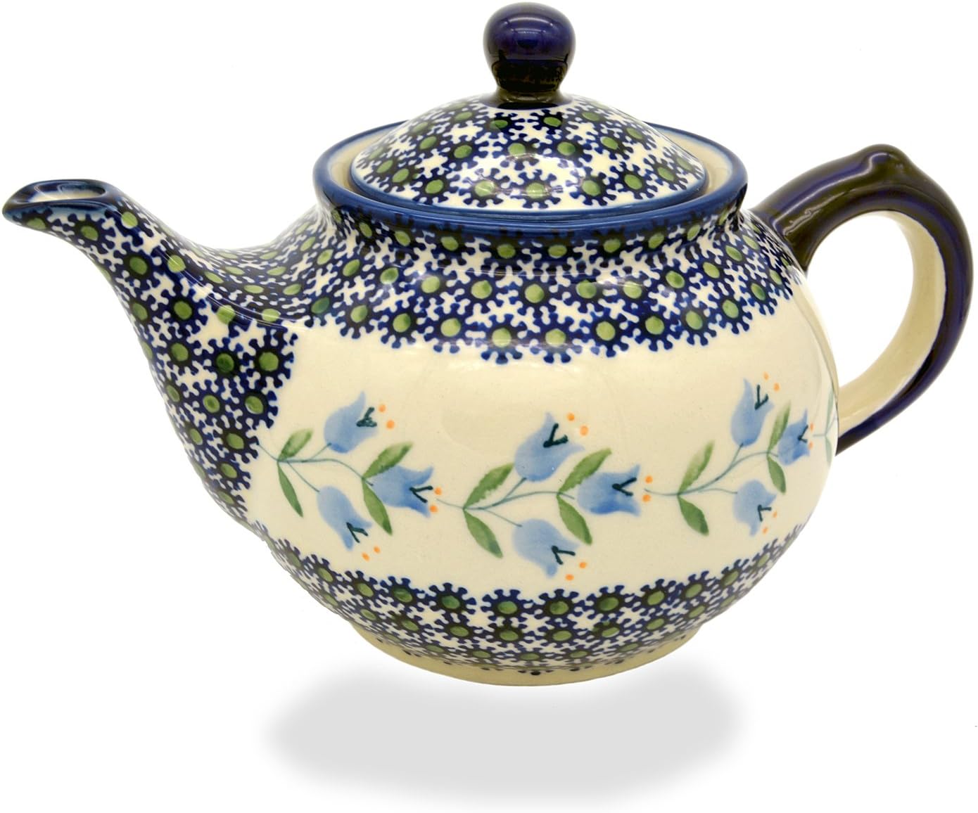 Bunzlauer Keramik Manufaktura Bunzlauer ca 6 Cup Teapot and 1.25 Litre Decor Agnes