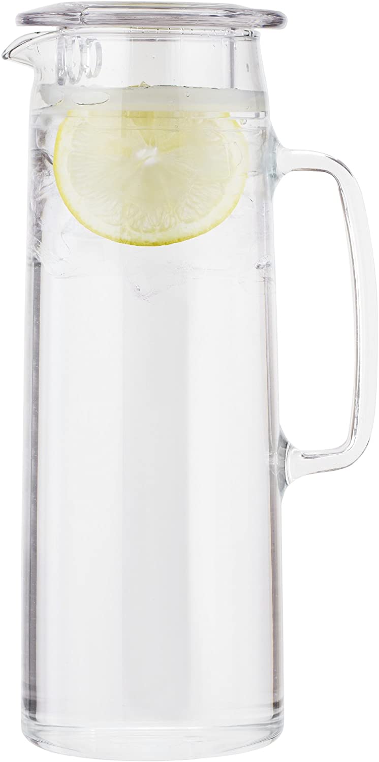 Bodum Biasca Infuser Teapot with Filter Lid Glass, Clear, 10 x 14 x 27 cm, 1 Units