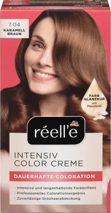 raelle Intensiv Color Creme Karamellbraun 7.04, 110 ml