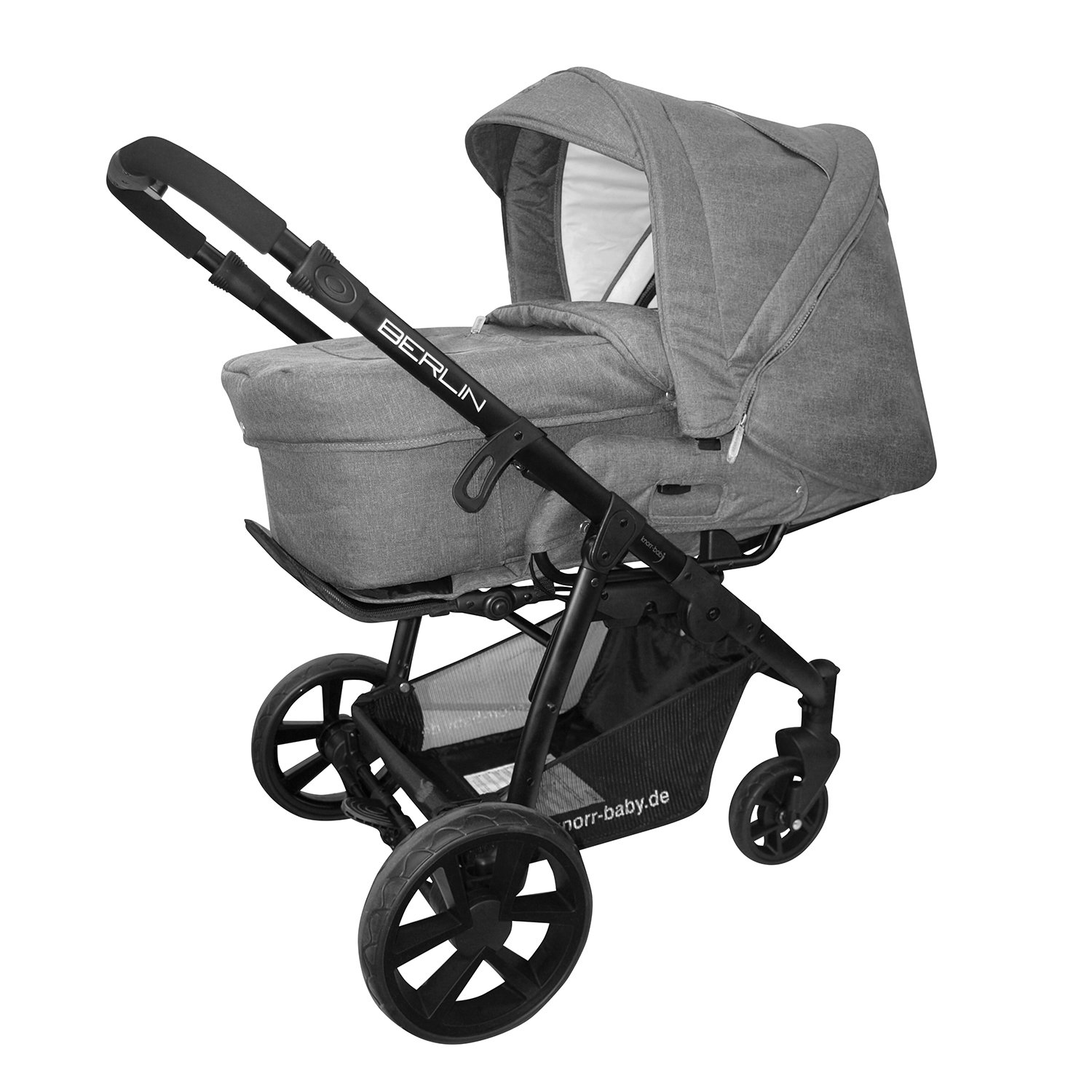Knorr-Baby Berlin 797500 Travel System with Carry Bag, grey