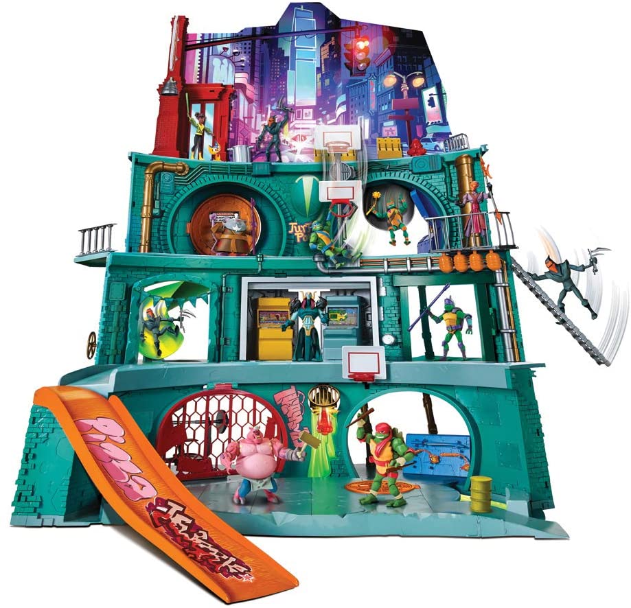 Turtles The Rising Of Teenage Mutant Ninja Epic Sewer Lair Playset