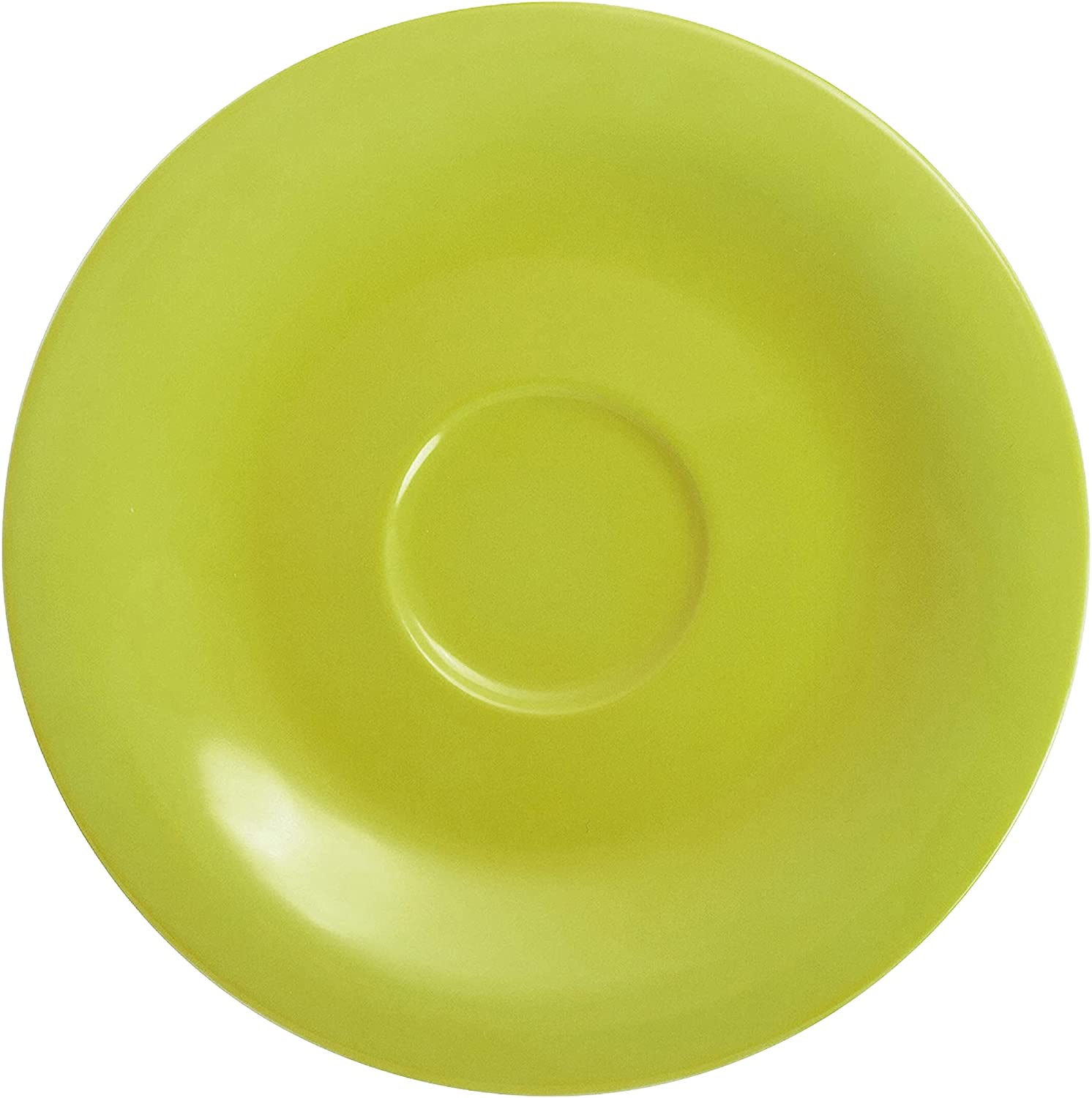 KAHLA 8.07-inch Pronto Saucer Plate, Porcelain, Lemon Yellow, 12 cm, 203501 A72456 °C