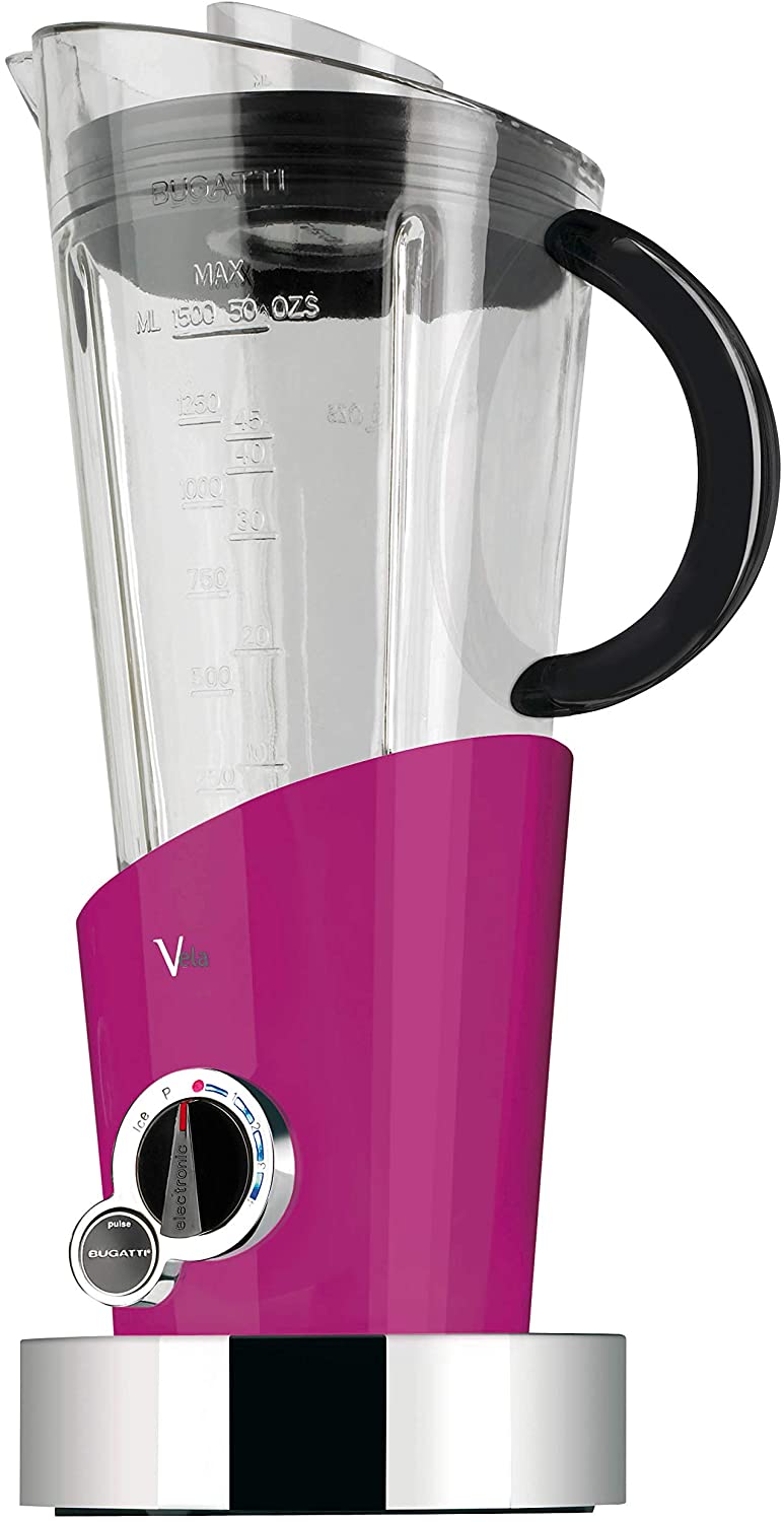 BUGATTI, Vela Evolution Electric Blender for Milkshakes and Smoothies with 