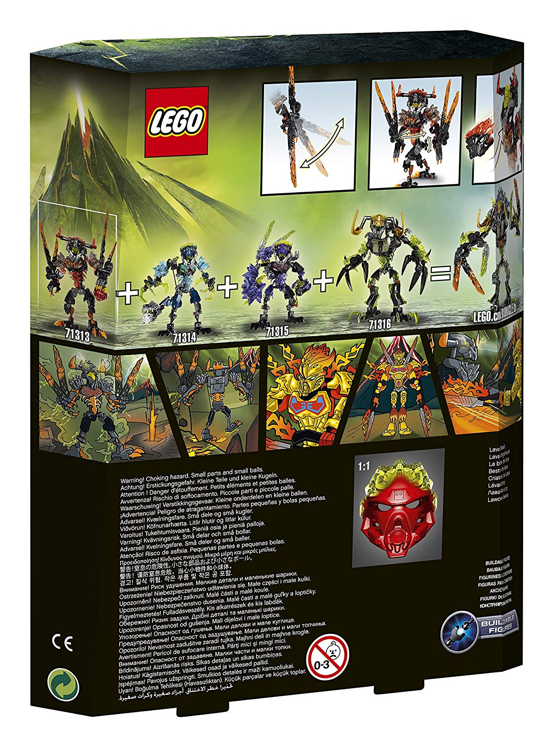 Lego Bionicle: Lava Beast 71313 By Lego