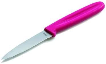 KUHN RIKON 22214 Swiss Knife Paring Knife Serrated Edge Fuchsia 18 cm